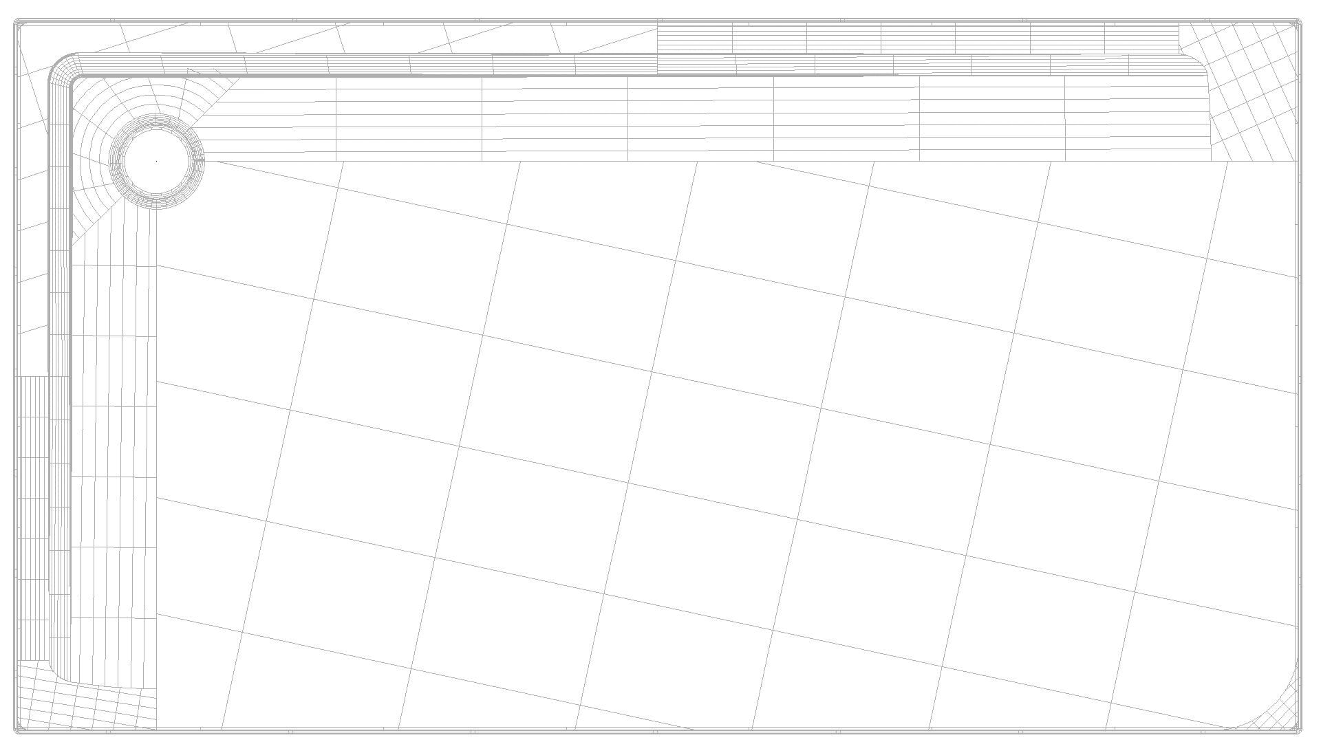 KALDEWEI SUPERPLAN mit Wannenträger Duschfläche, 1000x1800x32 mm, Modell-Nr: 1864-2