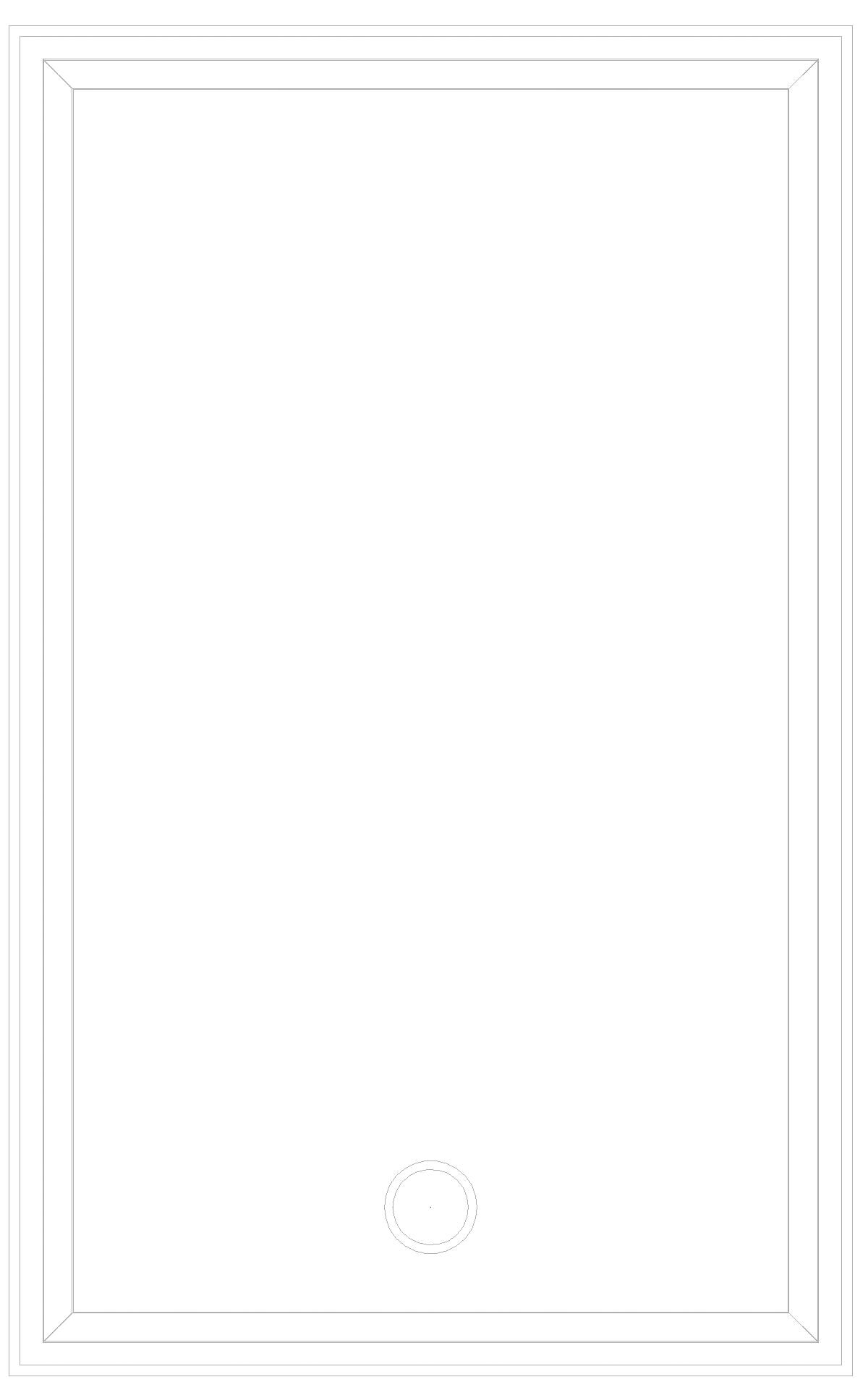 KALDEWEI CAYONOPLAN Duschfläche, 1000x1600x40 mm, Modell-Nr: 2230-1