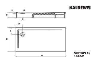 SUPERPLAN Duschfläche KALDEWEI - SUPERPLAN Duschfläche
