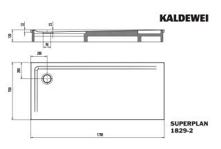 SUPERPLAN Duschfläche KALDEWEI - SUPERPLAN Duschfläche