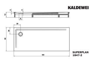 SUPERPLAN Duschfläche KALDEWEI - SUPERPLAN Duschfläche