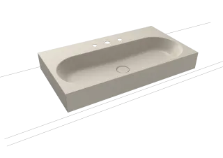 CENTRO AUFSATZWASCHTISCH (RANDHÖHE 120 MM) KALDEWEI - CENTRO AUFSATZWASCHTISCH (RANDHÖHE 120 MM)
