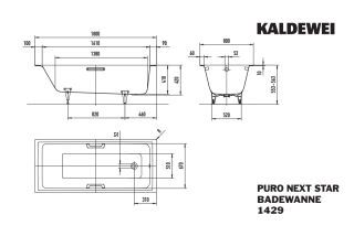 PURO NEXT STAR Badewanne KALDEWEI - PURO NEXT STAR Badewanne