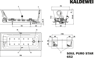 PURO Whirlwanne KALDEWEI - PURO Whirlwanne