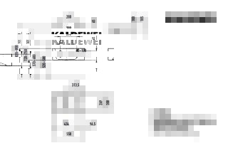 PURO WAND-HANDWASCHTISCH KALDEWEI - PURO WAND-HANDWASCHTISCH