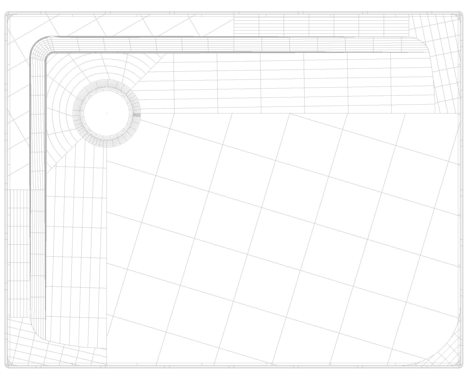 KALDEWEI SUPERPLAN mit Wannenträger Duschfläche, 700x900x32 mm, Modell-Nr: 1821-2