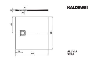 ALUVIA Duschfläche KALDEWEI - ALUVIA Duschfläche