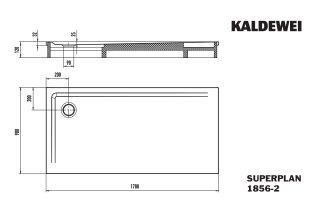 SUPERPLAN Duschfläche KALDEWEI - SUPERPLAN Duschfläche