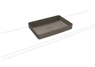 MIENA WASCHTISCH-SCHALE (eckig) KALDEWEI - MIENA WASCHTISCH-SCHALE (eckig)