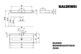 SILENIO WANDWASCHTISCH KALDEWEI - SILENIO WANDWASCHTISCH