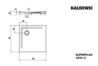 SUPERPLAN Duschfläche KALDEWEI - SUPERPLAN Duschfläche