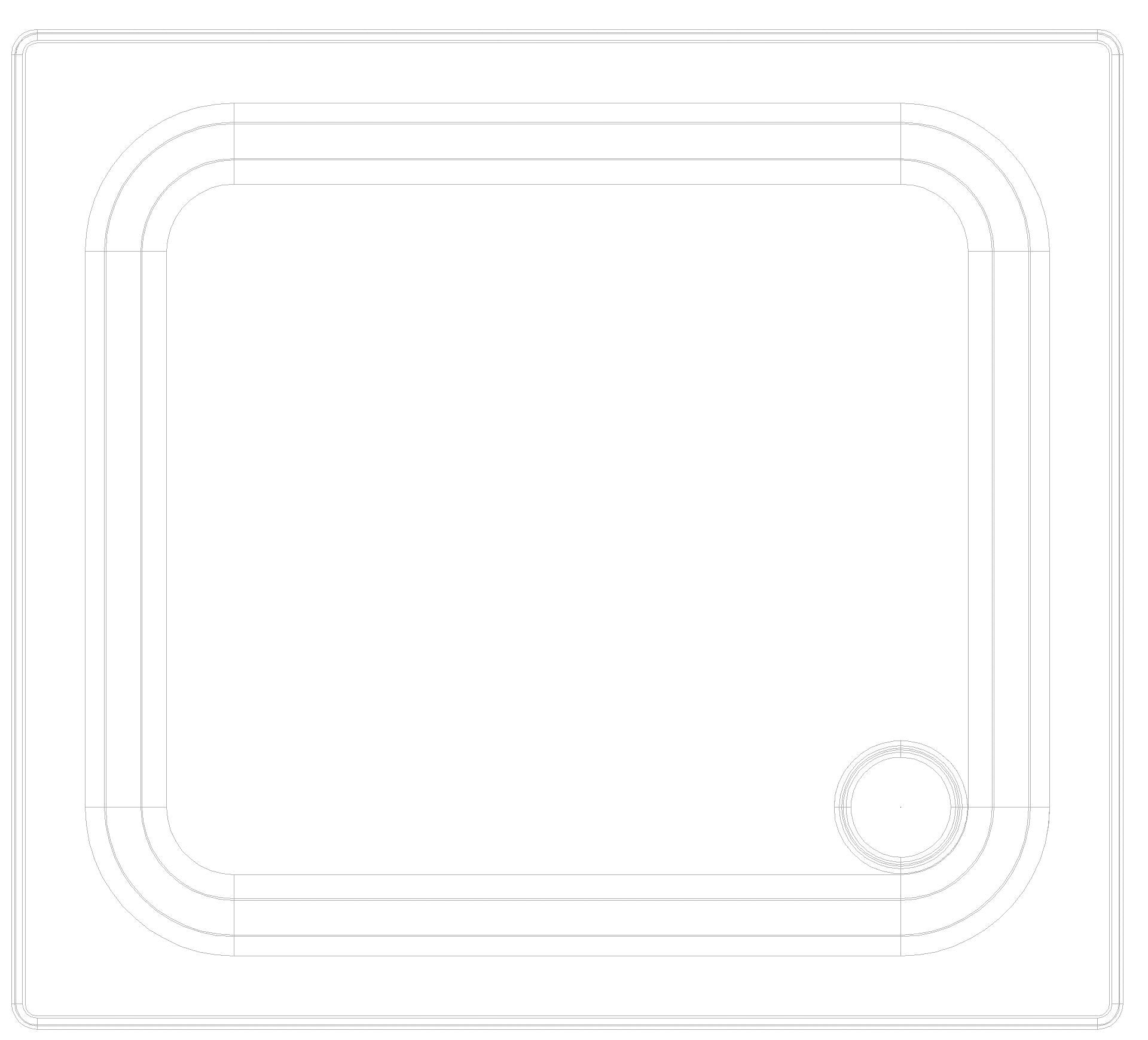 KALDEWEI SUPERPLAN CLASSIC MIT WANNENTRÄGER EXTRAFLACH Duschfläche, 900x1000x32 mm, Modell-Nr: 404-5