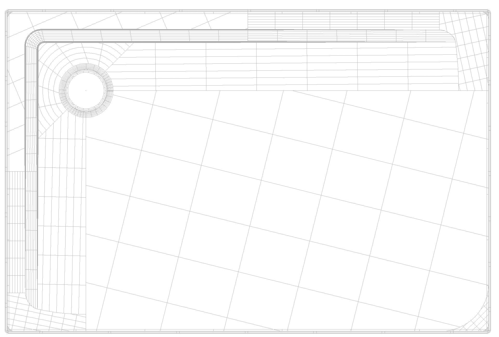 KALDEWEI SUPERPLAN mit Wannenträger Duschfläche, 800x1200x32 mm, Modell-Nr: 1842-2