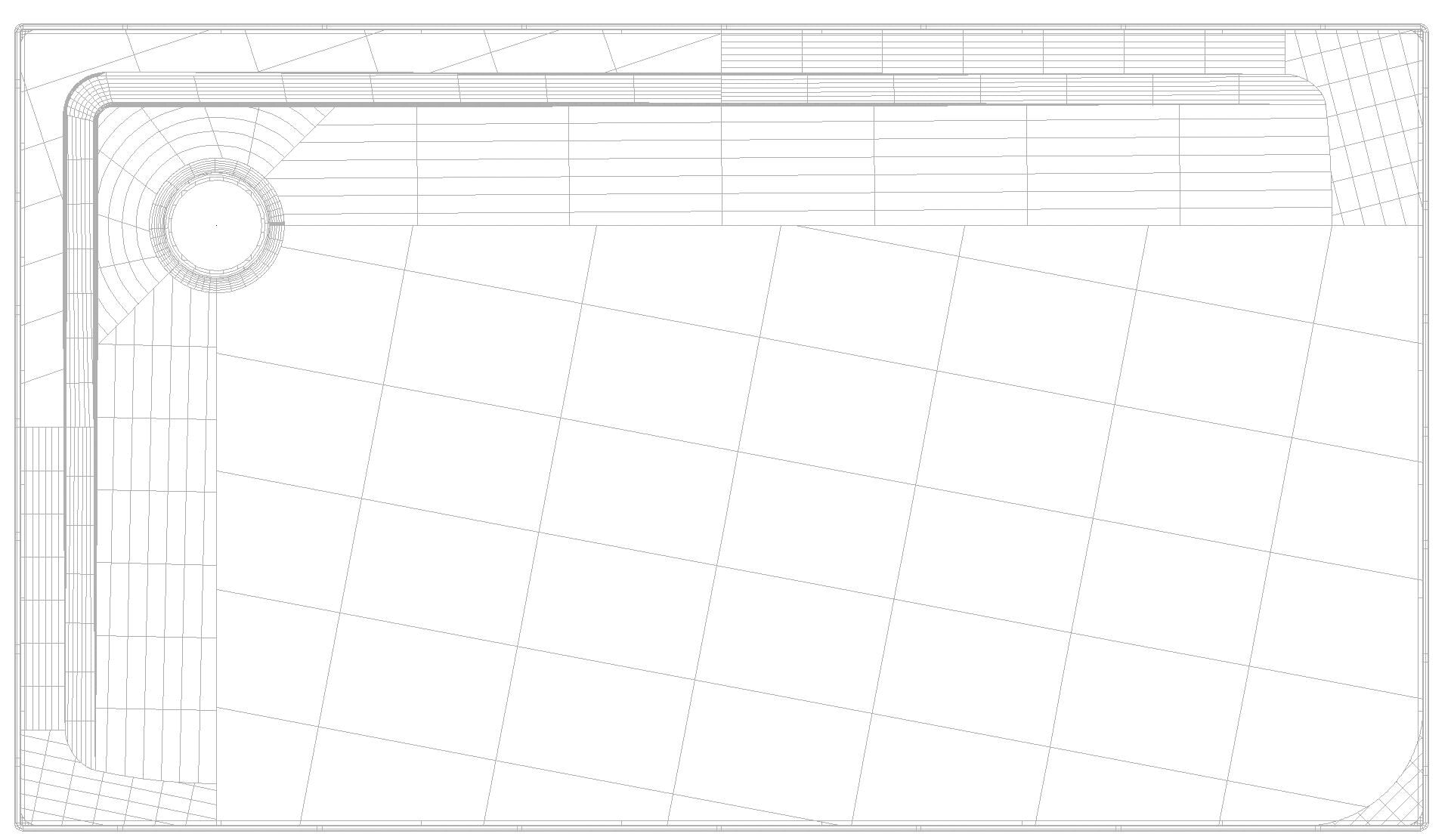 KALDEWEI SUPERPLAN mit Wannenträger Duschfläche, 800x1400x32 mm, Modell-Nr: 1843-2