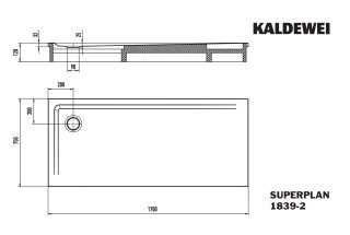 SUPERPLAN Duschfläche KALDEWEI - SUPERPLAN Duschfläche