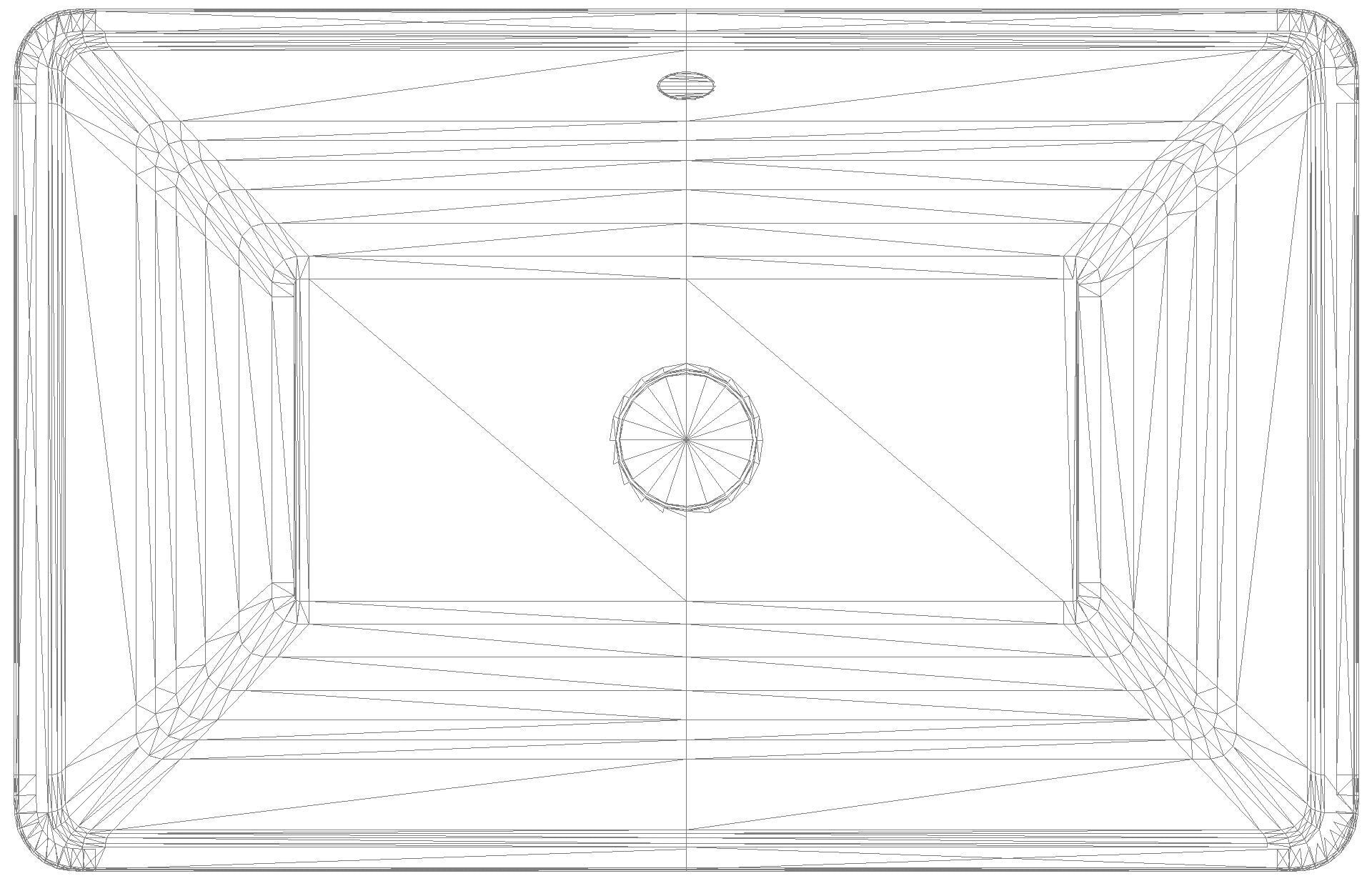 KALDEWEI PURO UNTERBAUWASCHTISCH 600x385x125 mm, Modell-Nr: 3160
