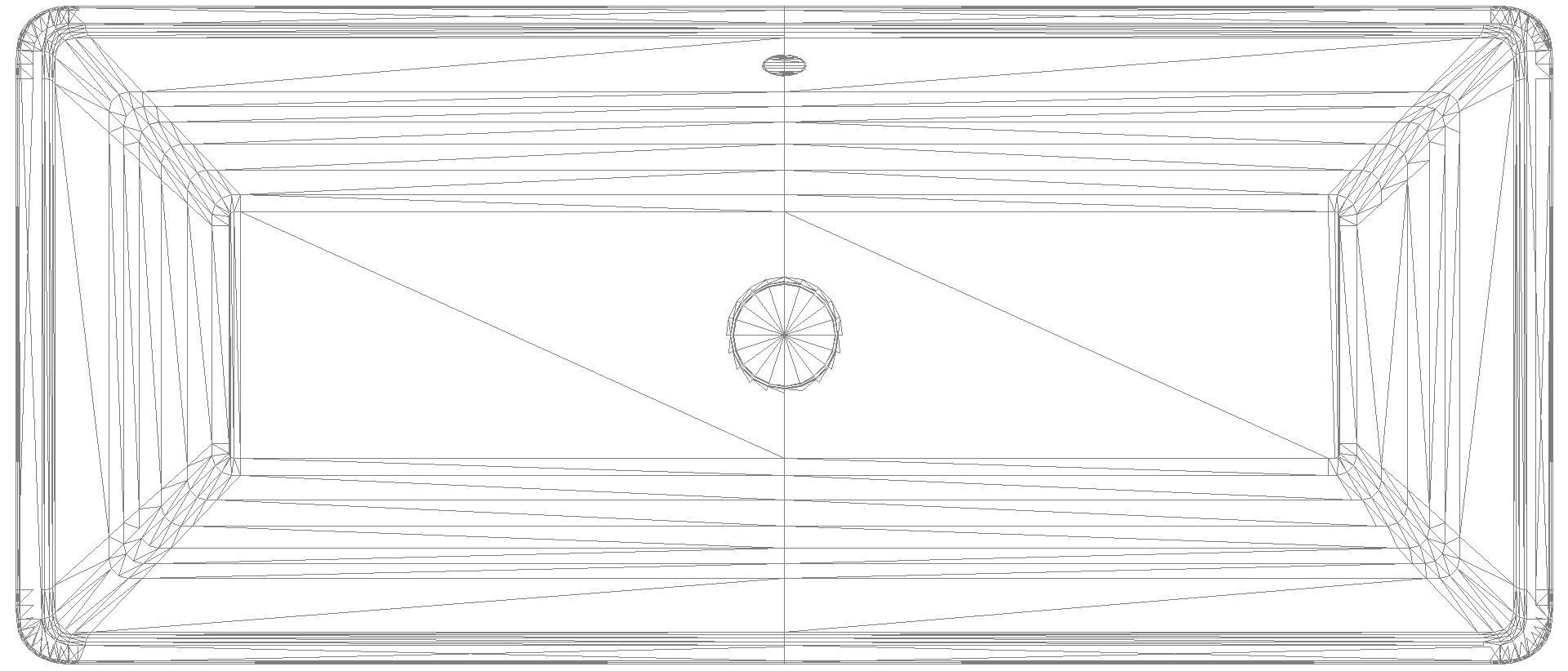 KALDEWEI PURO UNTERBAUWASCHTISCH 900x385x125 mm, Modell-Nr: 3161
