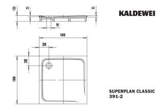 SUPERPLAN Duschfläche KALDEWEI - SUPERPLAN Duschfläche