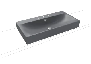 SILENIO AUFSATZWASCHTISCH (RANDHÖHE 120 MM) KALDEWEI - SILENIO AUFSATZWASCHTISCH (RANDHÖHE 120 MM)