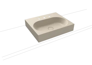 CENTRO AUFSATZWASCHTISCH (RANDHÖHE 120 MM) KALDEWEI - CENTRO AUFSATZWASCHTISCH (RANDHÖHE 120 MM)
