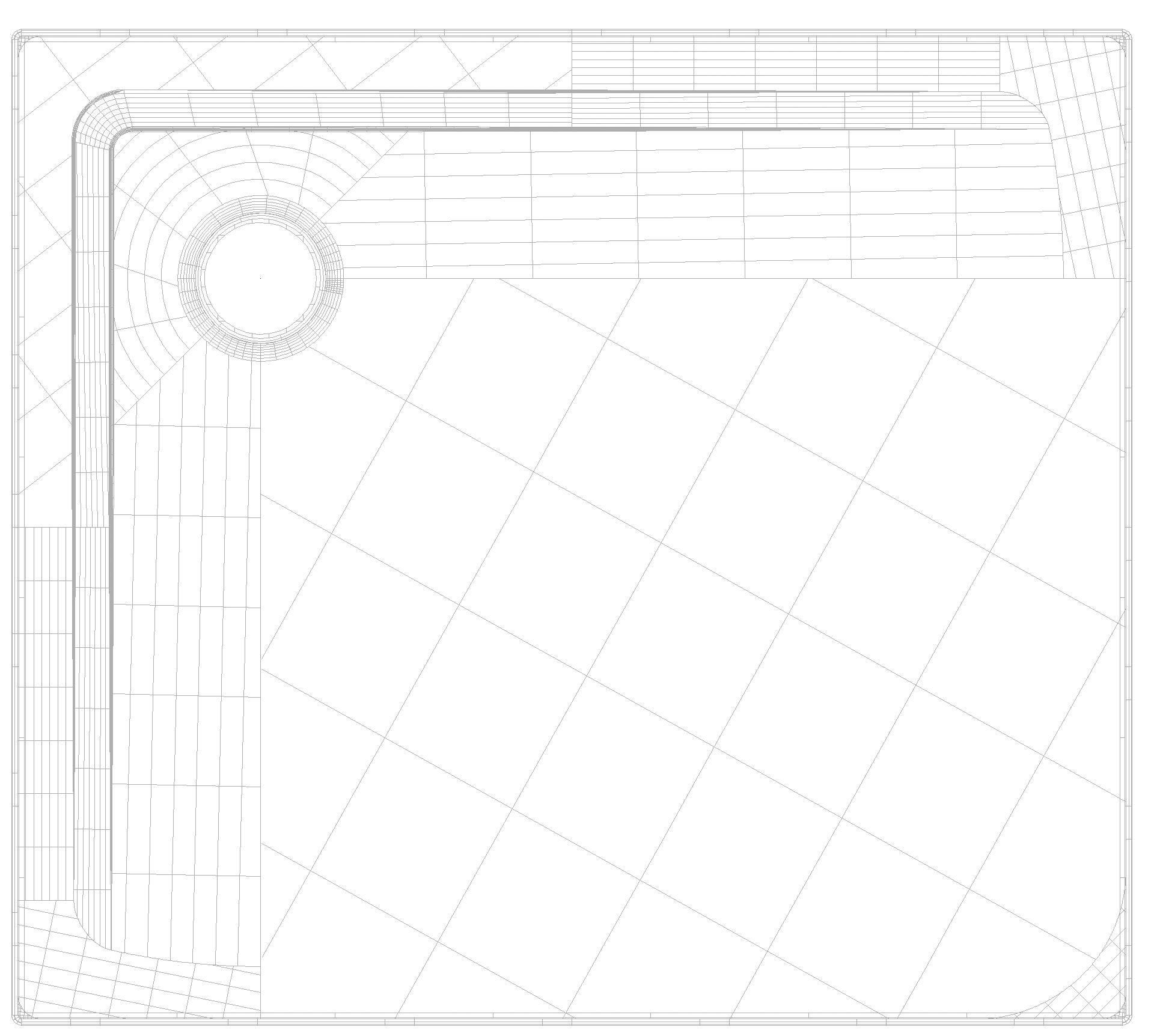 KALDEWEI - KALDEWEI SUPERPLAN mit Wannenträger Duschfläche, 800x900x32 mm, Modell-Nr: 1840-2