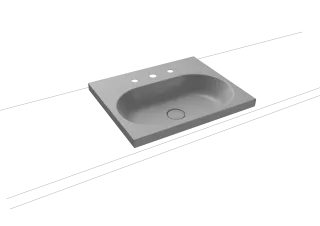 CENTRO AUFSATZWASCHTISCH (RANDHÖHE 40MM) KALDEWEI - CENTRO AUFSATZWASCHTISCH (RANDHÖHE 40MM)