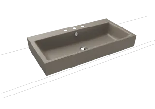 PURO AUFSATZWASCHTISCH (RANDHÖHE 120 MM) KALDEWEI - PURO AUFSATZWASCHTISCH (RANDHÖHE 120 MM)