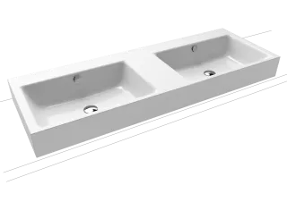 PURO AUFSATZ-DOPPELWASCHTISCH (RANDHÖHE 120 MM) KALDEWEI - PURO AUFSATZ-DOPPELWASCHTISCH (RANDHÖHE 120 MM)