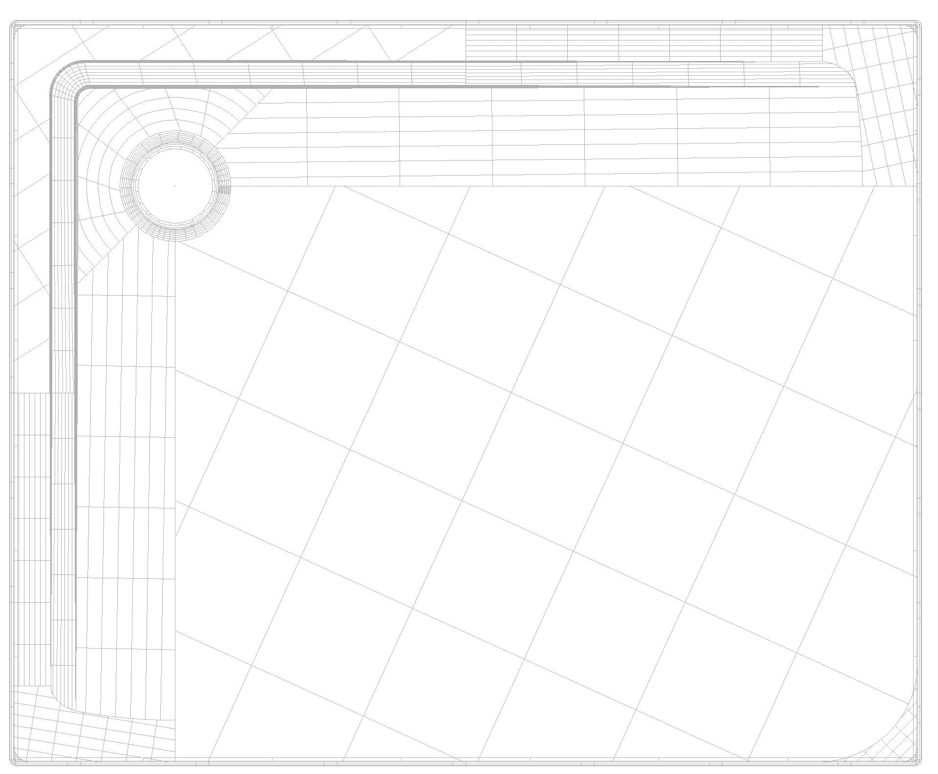 KALDEWEI - KALDEWEI SUPERPLAN mit Wannenträger Duschfläche, 900x1100x32 mm, Modell-Nr: 1850-2