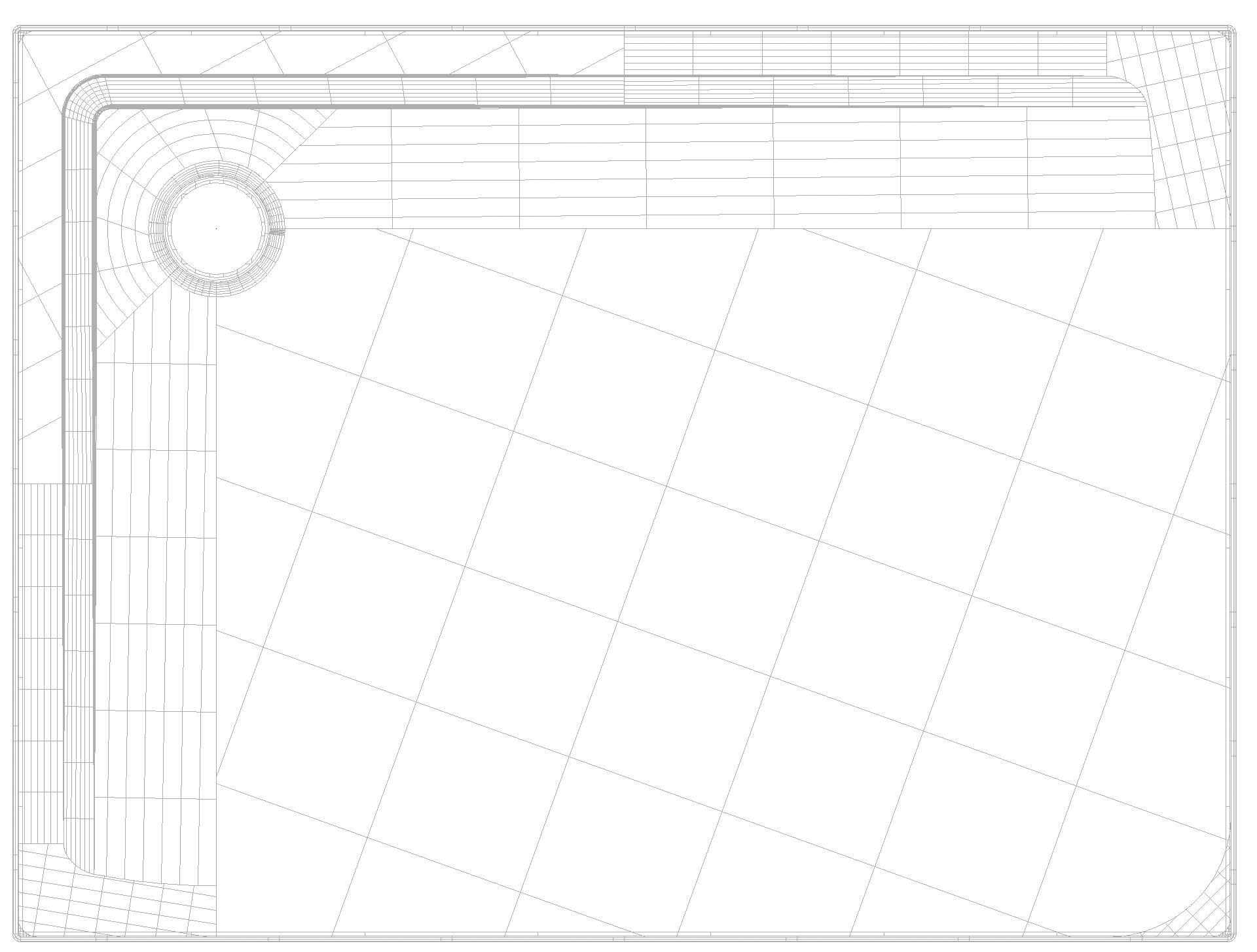 KALDEWEI - KALDEWEI SUPERPLAN mit Wannenträger Duschfläche, 900x1200x32 mm, Modell-Nr: 1851-2