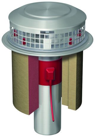 ACO Flachdachablauf Spin DN70/90 Grad ACO Haustechnik - ACO Flachdachablauf Spin DN70/90 Grad