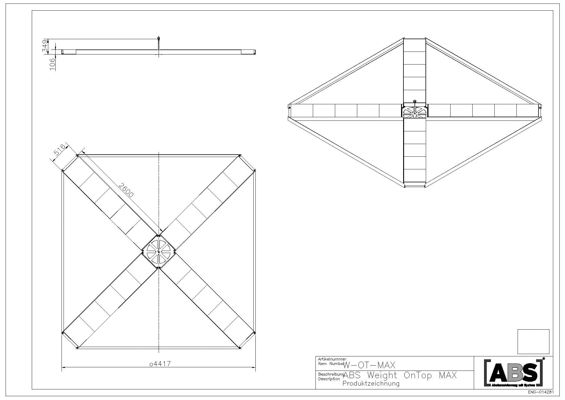 ABS Weight OnTop Max