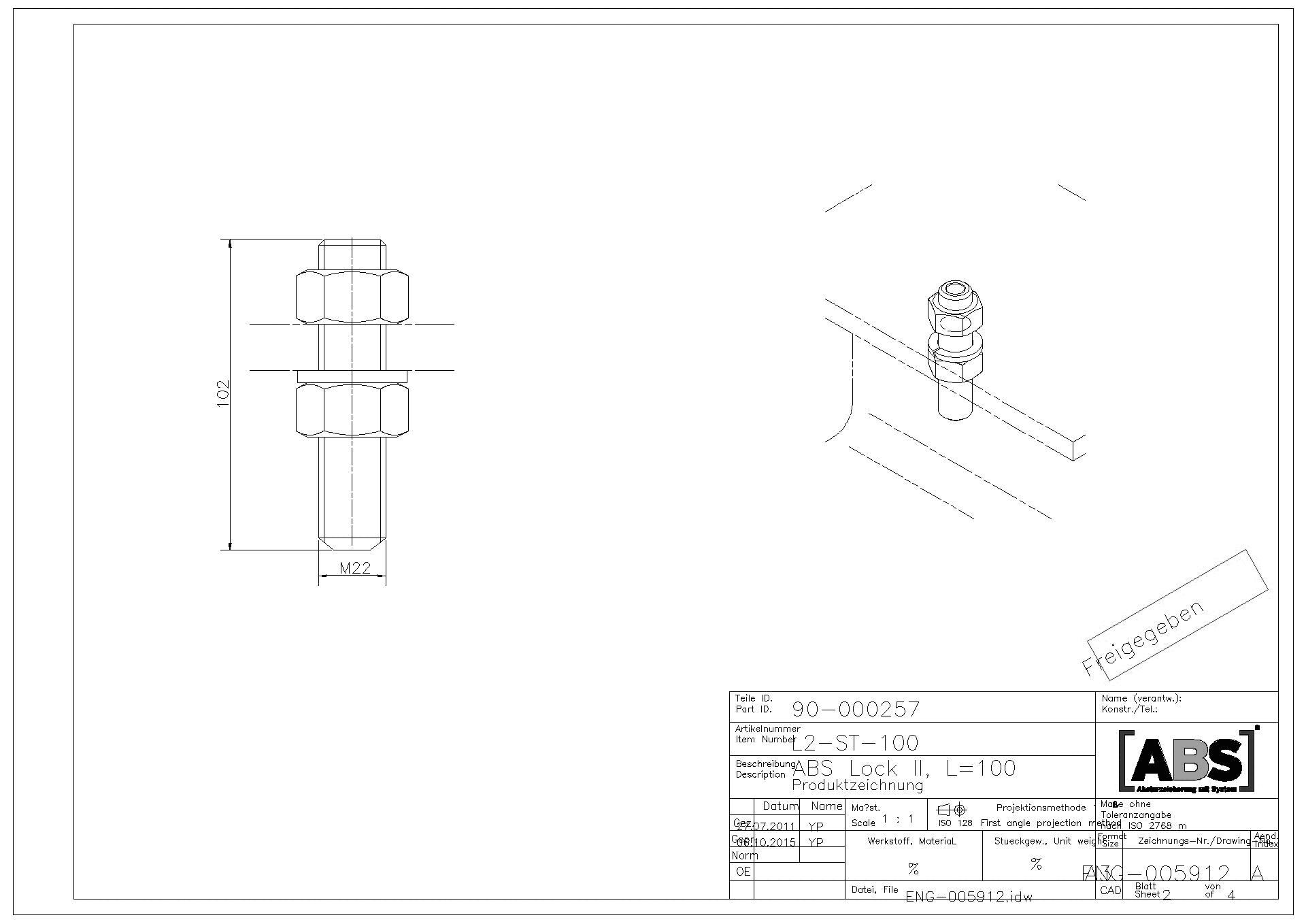 08 ABS-Lock I+II (für Stahl)