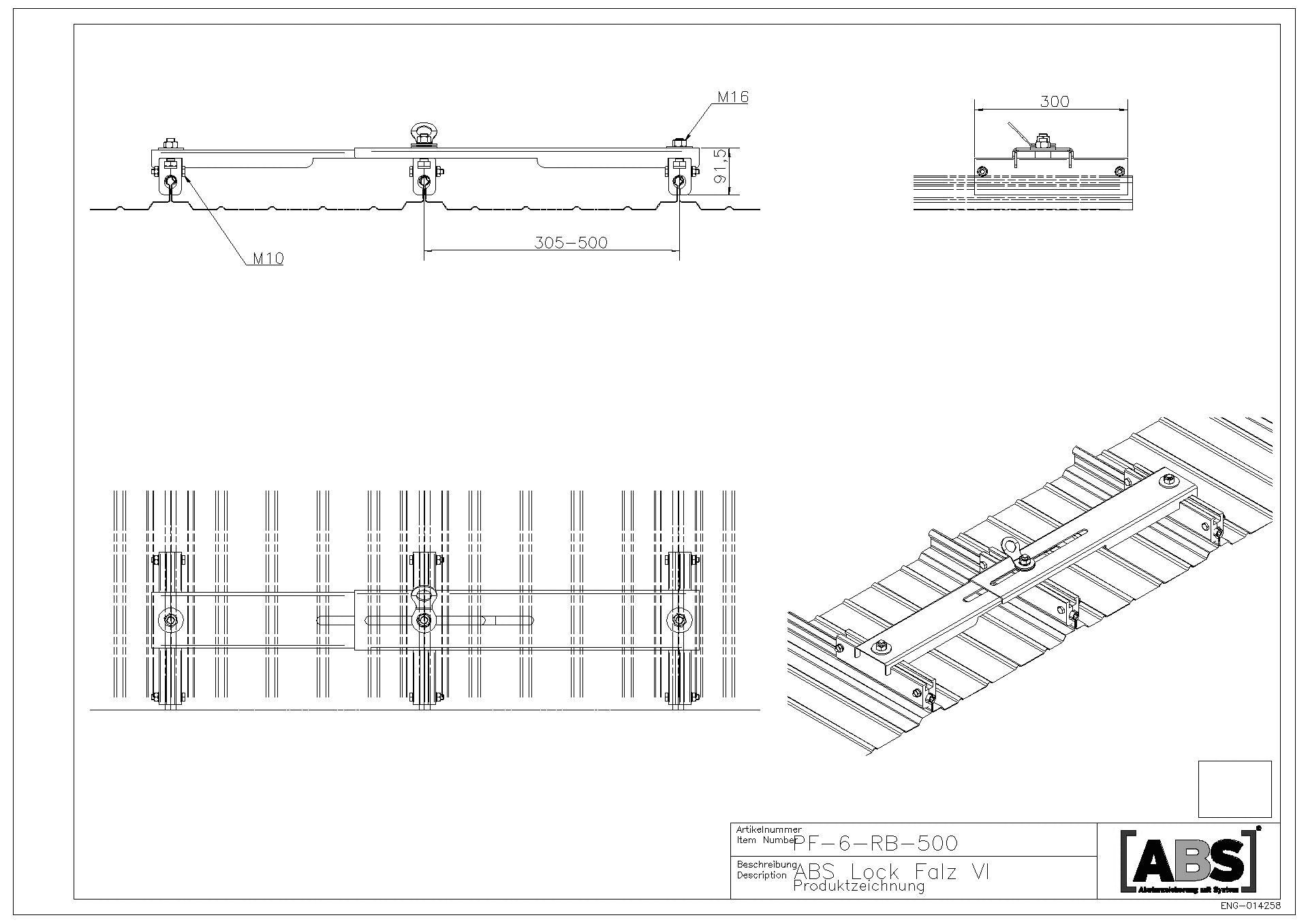 ABS Safety - ABS-Lock Falz VI Rundbördelfalz