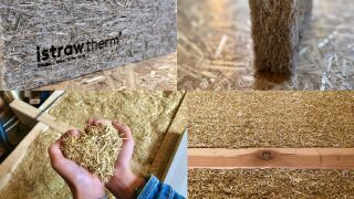 Strohdämmplatten, Stroheinblasdämmung, Strohbau- und Stroh-MDF-Platten