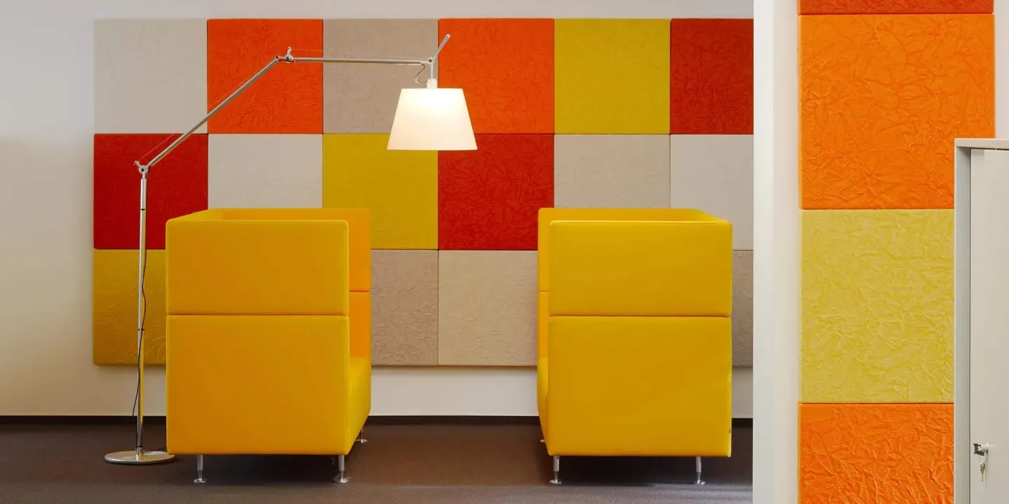 Individuelle Design-Schallabsorber zur Verbesserung der Raumakustik Individuelle Design-Schallabsorber zur Verbesserung der Raumakustik