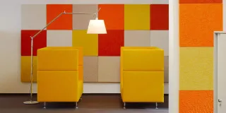 Individuelle Design-Schallabsorber zur Verbesserung der Raumakustik Individuelle Design-Schallabsorber zur Verbesserung der Raumakustik