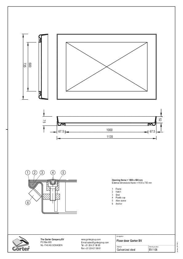 Bodenluke  Bodenklappe