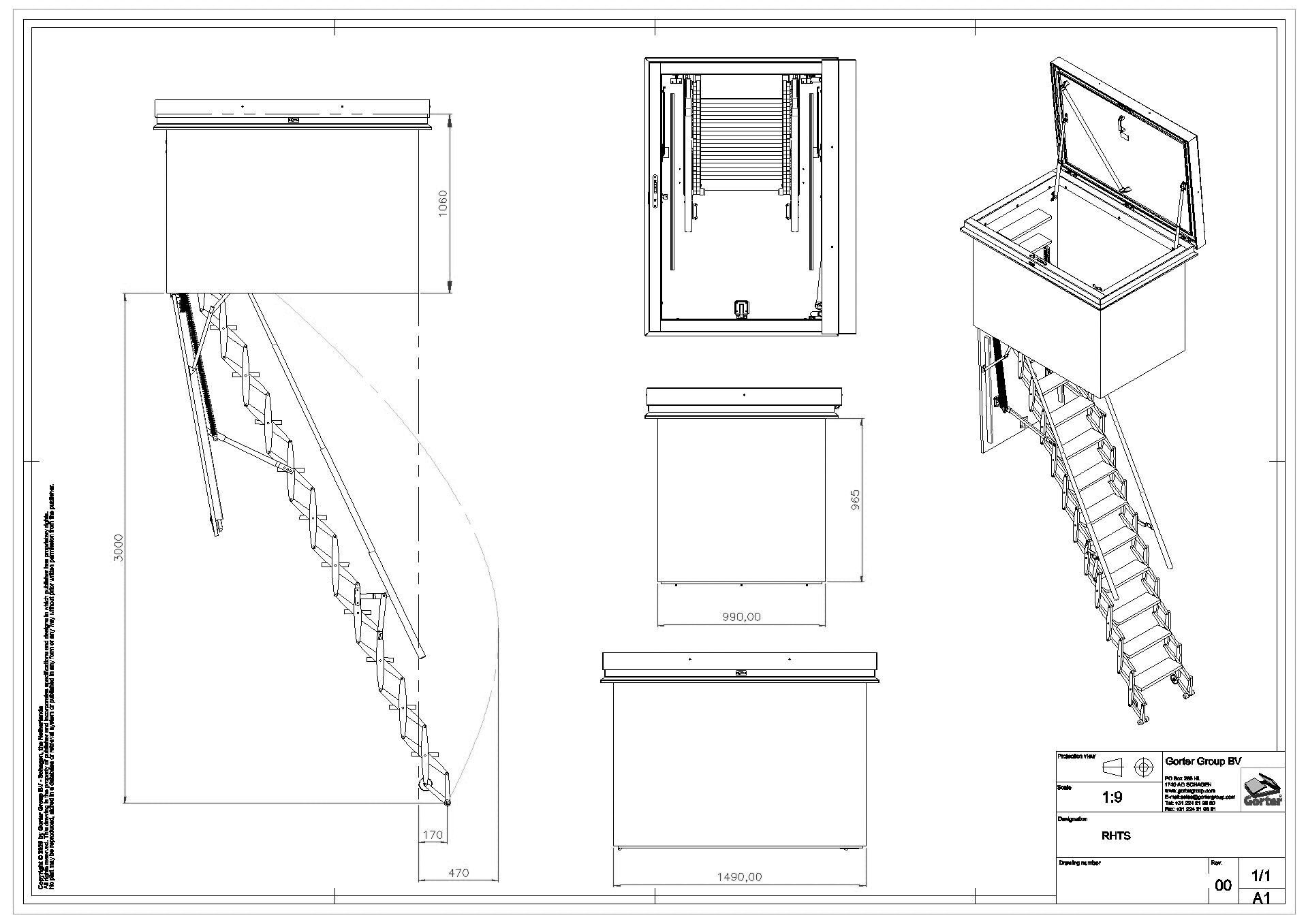 Gorter Deutschland - RHTS Kompletter Dachzugang - Flachdachausstieg