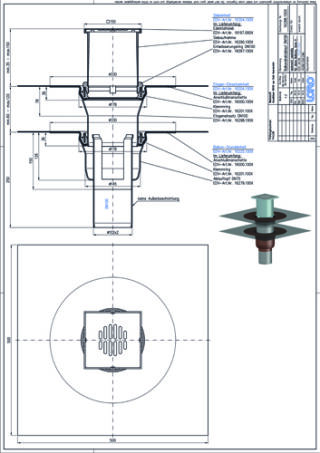 LORO-X Balkondirektablauf LOROWERK - LORO-X Balkondirektablauf