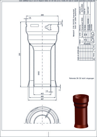 LORO-X Balkondirektablauf LOROWERK - LORO-X Balkondirektablauf