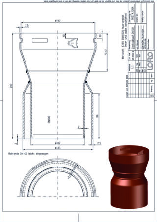 LORO-X Balkondirektablauf LOROWERK - LORO-X Balkondirektablauf