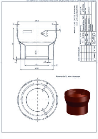 LORO-X Balkondirektablauf LOROWERK - LORO-X Balkondirektablauf