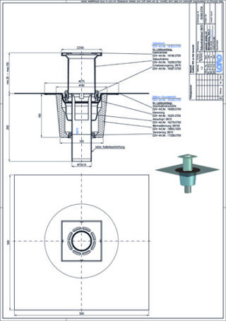LORO-X Balkondirektablauf LOROWERK - LORO-X Balkondirektablauf