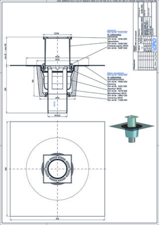 LORO-X Balkondirektablauf LOROWERK - LORO-X Balkondirektablauf