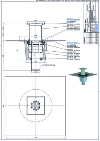 LORO-X Balkondirektablauf LOROWERK - LORO-X Balkondirektablauf