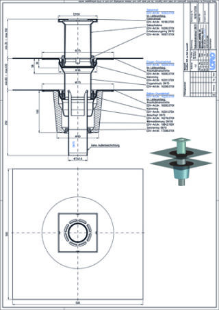 LORO-X Balkondirektablauf LOROWERK - LORO-X Balkondirektablauf