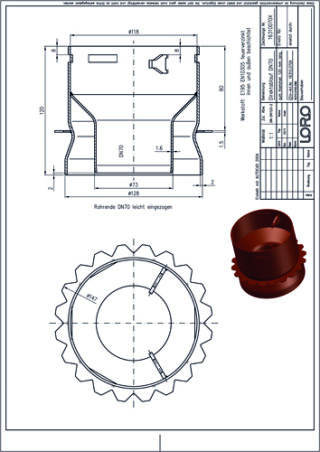 LORO-X Balkondirektablauf LOROWERK - LORO-X Balkondirektablauf