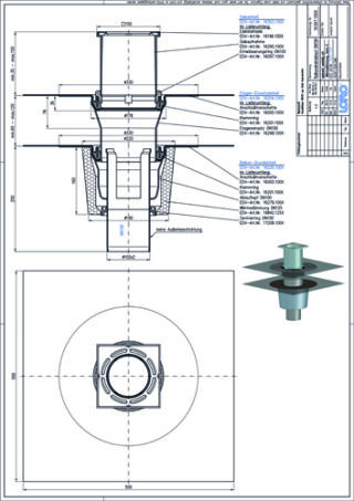 LORO-X Balkondirektablauf LOROWERK - LORO-X Balkondirektablauf