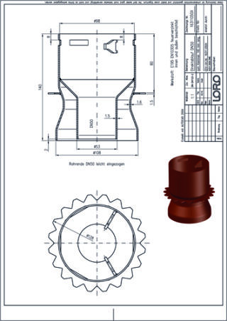 LORO-X Balkondirektablauf LOROWERK - LORO-X Balkondirektablauf